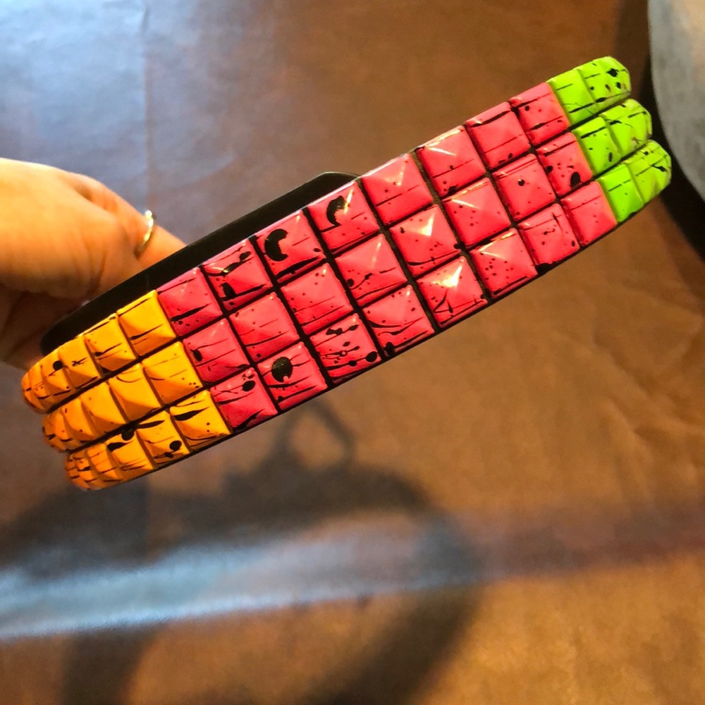 Rainbow punk belt